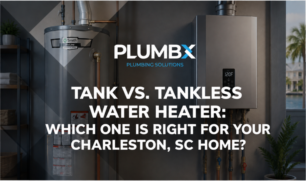 Tank vs. Tankless Water Heater: Which One Is Right for Your Charleston, SC Home?